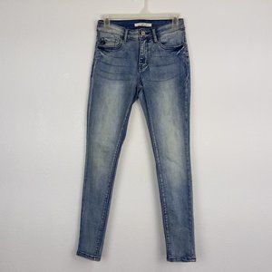 KanCan Women's Skinny Jeans Juniors Size 3/25 Medium Wash Blue Denim
